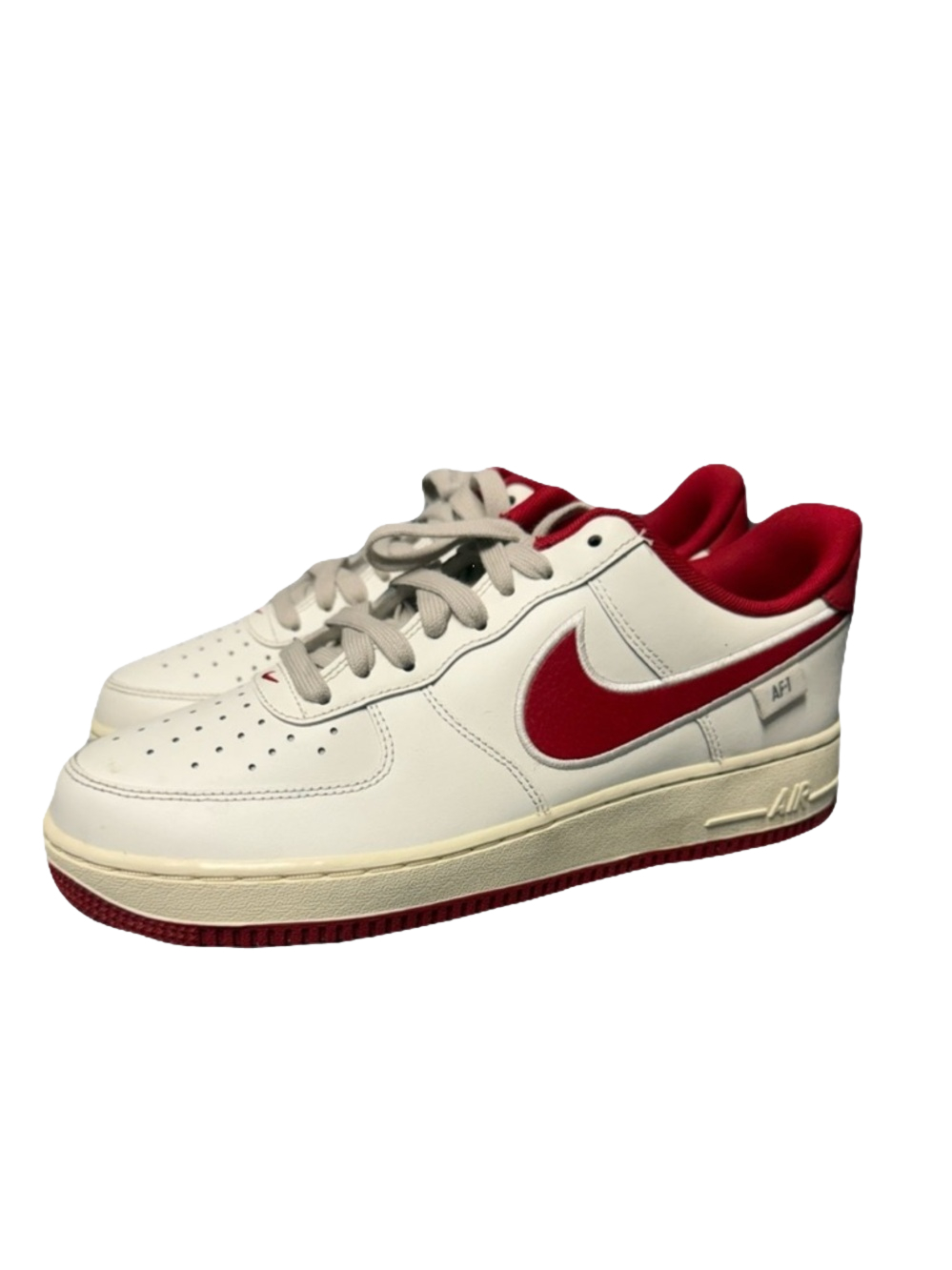 Nike Air Force 1 Low '07 "Sail Gym Red"  Size 8.5